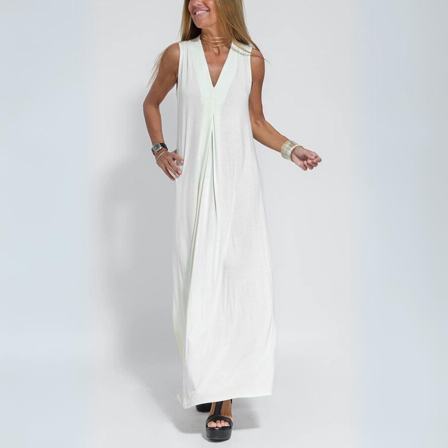 Sole™ - Elegant Summer Dress + Free Shoulder Wrap