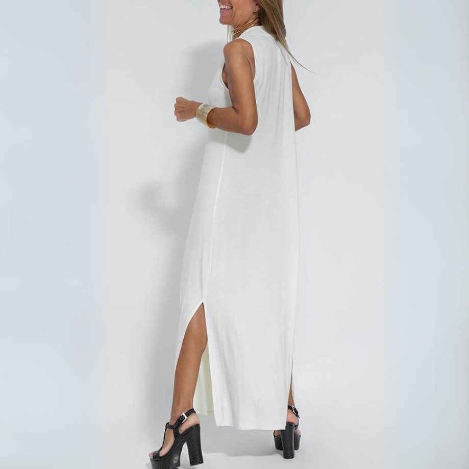 Sole™ - Elegant Summer Dress + Free Shoulder Wrap