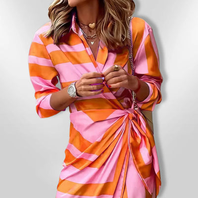 SOLANA | Printed Wrap Dress