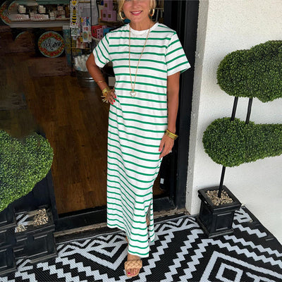 Sara-liv™ -Striped Maxi Dress